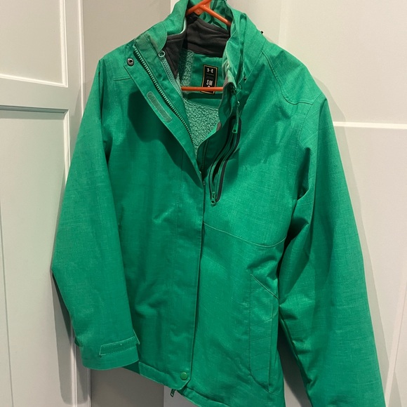 Under Armour Jackets & Coats Womens Small Under Armour Green Ski